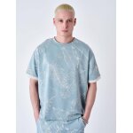 Project x paris t - shirt imprim luxuriant couleur - bleu vert, taille - s