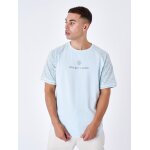 Project x paris t - shirt � manches all over labyrinthe bleu glace s