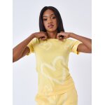 Project x paris t - shirt manches courtes all over c?ur jaune pastel xs