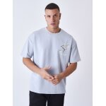 Project x paris t - shirt motif pgase nuage couleur - bleu glacier, taille - s
