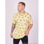 Project x paris t - shirt one piece  all over  couleur - jaune, taille - s