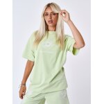Project x paris t - shirt oversize floral vert pistache xs