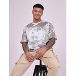 Project x paris t - shirt oversize tie and dye kaki m