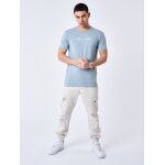 Project x paris t - shirt signature broderie relief bleu brume xs