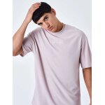 Project x paris t - shirt uni textur rose pastel l