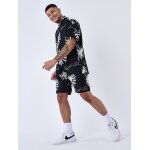 Project x paris short all over esquisse fleurie noir s