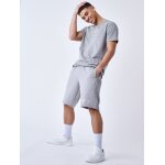 Project x paris short bande logo brod� gris anthracite m