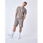 Project x paris short bande logo brod� taupe l