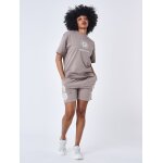 Project x paris short brod fleuri taupe l