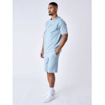Project x paris short classique brod couleur - bleu gris, taille - l