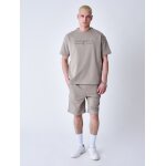 Project x paris short classique brod couleur - taupe, taille - l
