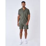 Project x paris short dcontract en maille couleur - olive fonc, taille - xl