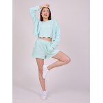 Project x paris short effet nid d'abeille bleu ocan xs