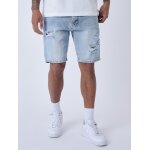 Project x paris short en jean effet déchiré couleur - bleu, taille - 33 Project x paris short en jean effet déchiré couleur - bleu, taille - 33