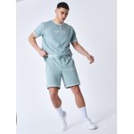 Project x paris short logo brodé en relief couleur - bleu vert, taille - m Project x paris short logo brodé en relief couleur - bleu vert, taille - m
