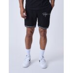 Project x paris short logo brod� en relief noir xl