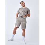 Project x paris short logo brod en relief taupe l