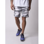 Project x paris short motif camouflage abstrait couleur - gris clair, taille - s