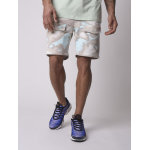 Project x paris short motif camouflage abstrait couleur - vert d'eau, taille - l