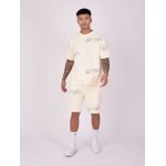 Project x paris short soft style maille imprim� logo ivoire xl