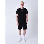 Project x paris short  dtails tiss labyrinthe couleur - noir, taille - m