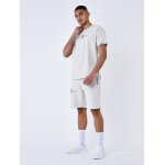 Project x paris short uni avec bande logo couleur - greige, taille - xl