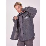 Project x paris surchemise style pilou pilou gris fonc� s