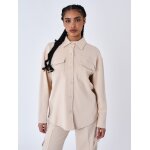 Project x paris surchemise textur�e beige cr�me xs