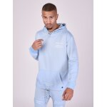 Project x paris sweat � capuche bi - mati�re bleu clair xl