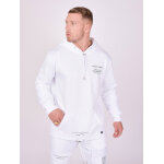 Project x paris sweat  capuche bi - matire couleur - blanc, taille - s