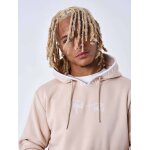 Project x paris sweat � capuche bord tricoter logot� beige cr�me xl