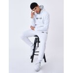 Project x paris sweat à capuche bord tricoter logoté couleur - blanc, taille - xl Project x paris sweat à capuche bord tricoter logoté couleur - blanc, taille - xl