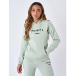 Project x paris sweat  capuche brod couleur - vert d'eau, taille - s