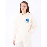 Project x paris sweat  capuche broderie cold hearts couleur - craie, taille - xs