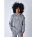 Project x paris sweat � capuche broderie contour gris anthracite m