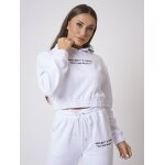 Project x paris sweat  capuche enfilable en molleton crop top couleur - blanc, taille - xl