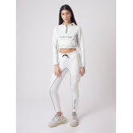 Project x paris sweat capuche enfilable à piping simili cuir couleur - blanc, taille - xl Project x paris sweat capuche enfilable à piping simili cuir couleur - blanc, taille - xl