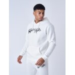 Project x paris sweat � capuche full logo broderie blanc cass� s