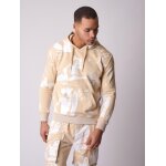 Project x paris sweat  capuche motif peinture couleur - beige, taille - s