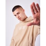 Project x paris sweat � capuche polaire double logo beige m