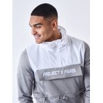 Project x paris sweat  capuche style coupe vent bicolore couleur - gris clair, taille - xl