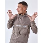Project x paris sweat � capuche style coupe vent taupe s