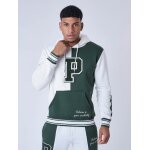 Project x paris sweat  capuche style universitaire avec logo couleur - vert, taille - xl