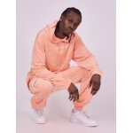 Project x paris sweat � capuche en velour gaufr� p�che m