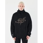 Project x paris sweat  capuche zipp kalash x pxp couleur - noir, taille - m