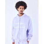 Project x paris sweat  capuche zipp unisexe essentials couleur - purple heather, taille - l