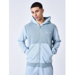 Project x paris sweat  capuche zipp two tone couleur - bleu gris, taille - xl