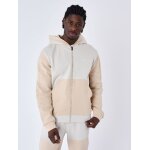 Project x paris sweat  capuche zipp two tone couleur - greige, taille - xl