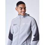 Project x paris sweat  capuche zipp two tone couleur - gris clair, taille - m