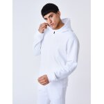 Project x paris sweat � capuche zipp� uni blanc s